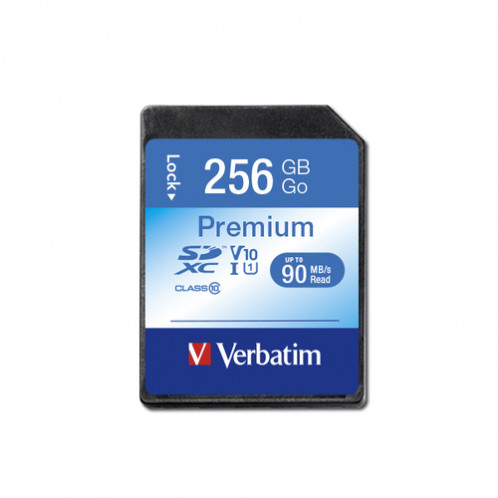 Verbatim SDXC carte 256GB Class 10 199950-33