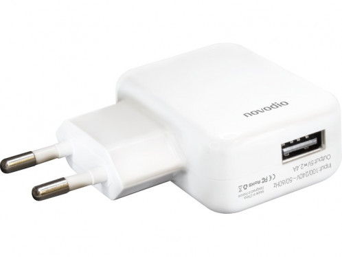 Novodio Fast Charger Chargeur USB 12W 1 x 2,4A AMPNVO0327-34
