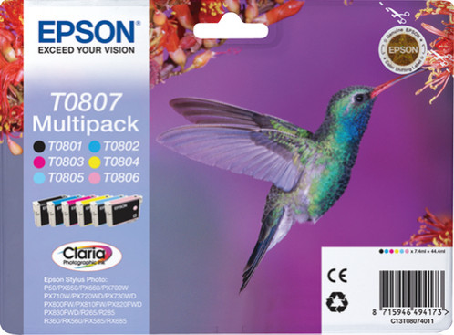 Epson CLARIA Multipack T 080 T 0807 529102-33