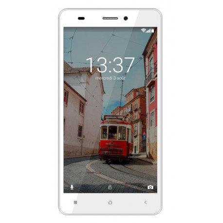 Konrow Link 55 Smartphone 4G LTE Android 6.0 Ecran 5.5'' 8Go Double Sim Blanc KL55_WHI-31