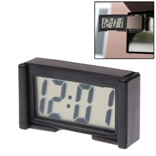 LCD Horloge numérique de voiture électronique Accessoire intérieur de voiture Date Affichage de l'heure du calendrier SL0017-36