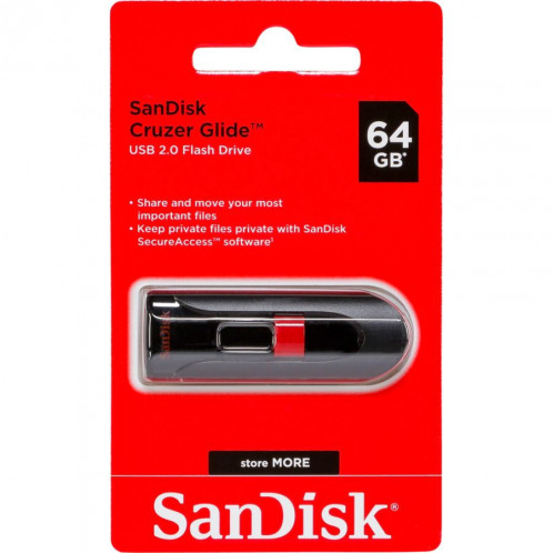 SanDisk Cruzer Glide 64GB SDCZ60-064G-B35 723599-35