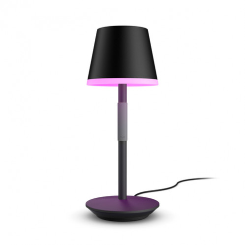 Philips Hue Go Lampe de table, noir, white color ambiance 855199-33
