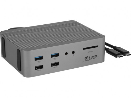 LMP USB-C SuperDock 4K Dock USB-C 15 ports Gris Sidéral ADPLMP0028-34
