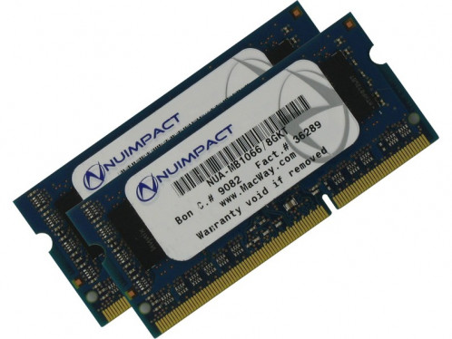 Mémoire RAM Nuimpact 8 Go (2 x 4 Go) DDR3 SODIMM 1066 MHz PC3-8500 MacBook Pro MEMNMP0025-31