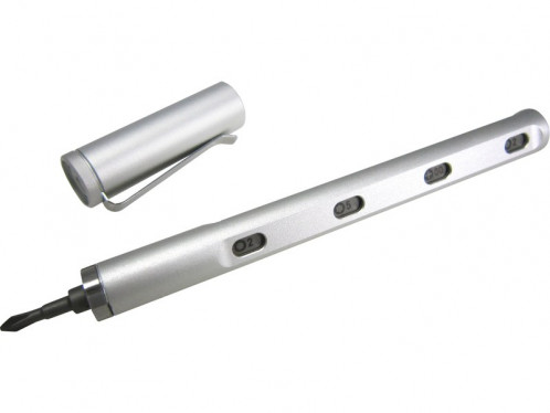 Mininch Tool Pen mini Aplus Edition Snow Silver Kit tournevis de précision ACSMCH0002-34
