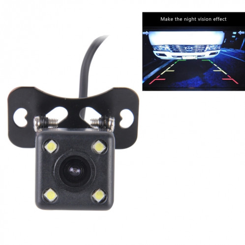 720 × 540 Pixel efficace PAL 50HZ / NTSC 60HZ CMOS II imperméabilisent la caméra de secours universelle de vue de voiture de voiture avec la lampe de 4 LED, CC 12V, longueur de fil: 4m SH4785622-39