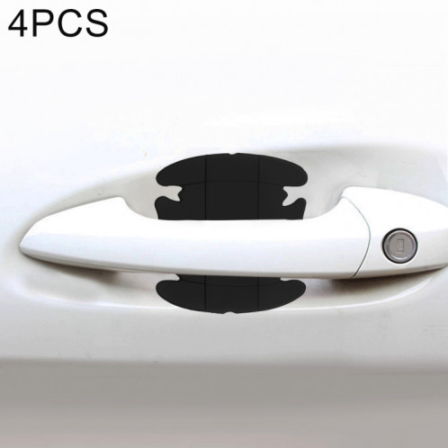 4 PCS Car-Styling Poignée de porte de voiture autocollant résistant aux rayures (noir) SH651B716-37