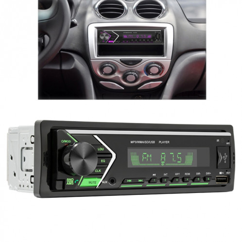 Lecteur MP3 de récepteur d'autoradio SWM505 avec télécommande, prise en charge FM et Bluetooth et USB et carte AUX et TF SH48001069-315