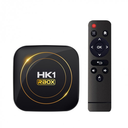 HK1 RBOX-H8S 4K Ultra HD Android 12.0 Smart TV Box avec télécommande, Allwinner H618 Quad-Core, 4 Go + 32 Go (prise UE) SH10EU1413-311
