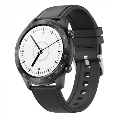 MX5 1.3 pouces IPS Screen IP68 Water Smart Watch, Support Bluetooth Call / Surveillance de la fréquence cardiaque / Surveillance du sommeil, Style: Bracelet en cuir (Noir) SH401A1862-39