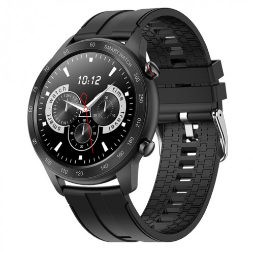 MX5 1,3 pouce IPS Screen IP68 Water Smart Watch, Support Bluetooth Call / Surveillance de la fréquence cardiaque / Surveillance du sommeil, Style: Strap Silicone (Noir) SH501D1941-39