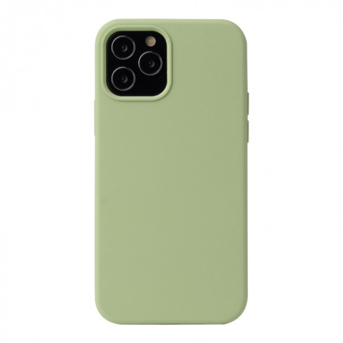 Cas de protection antichoc couleur liquide en silicone liquide pour iPhone 13 Pro (Matcha Green) SH603G1486-37