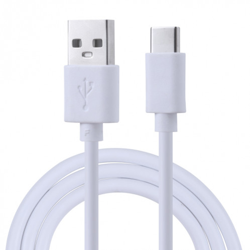 Câble de chargement de noyau en cuivre USB à USB-C / C / C / C / C / Longueur de câble: 1m (blanc) SH703B760-37
