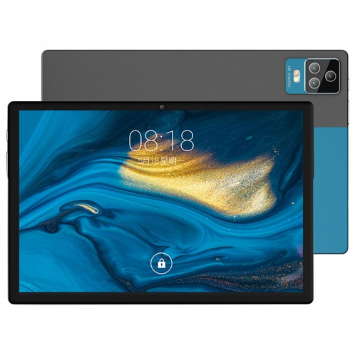 Tablette PC BDF P70 4G LTE 10,1 pouces, 8 Go + 256 Go, Android 12 MTK6762 Octa Core, prise en charge double SIM, prise UE (bleu) SB701B237-312