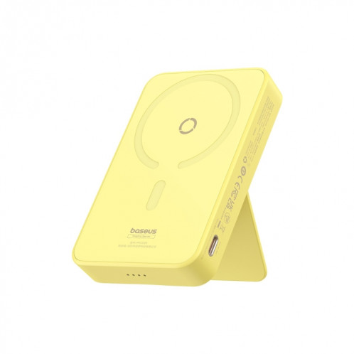 Support magnétique Baseus Magpro 5000mAh 20W Banque d'alimentation à charge rapide sans fil (jaune) SB201A1173-38