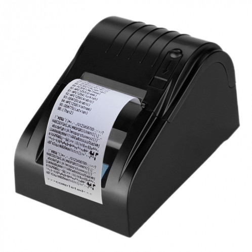 Imprimante de reçu thermique portable de 90 mm / sec POS-5890T, commande compatible ESC / POS (noir) SH003B1757-310