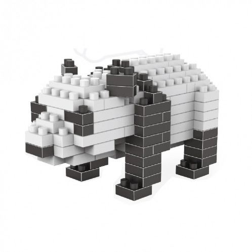 Modèle assemblé par Lego de bloc de particules de diamant en plastique de modèle de panda SH72191070-34