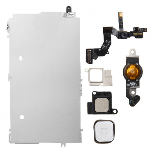 6 en 1 pour iPhone 5 accessoires de réparation LCD, ensemble de pièces (blanc) SH015W1629-34