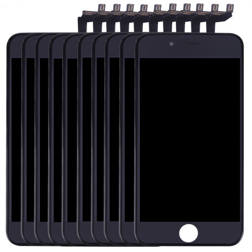 10 PCS iPartsAcheter 3 en 1 pour iPhone 6s (LCD + Frame + Touch Pad) Assemblage de numériseur (Noir) S187BT1142-37