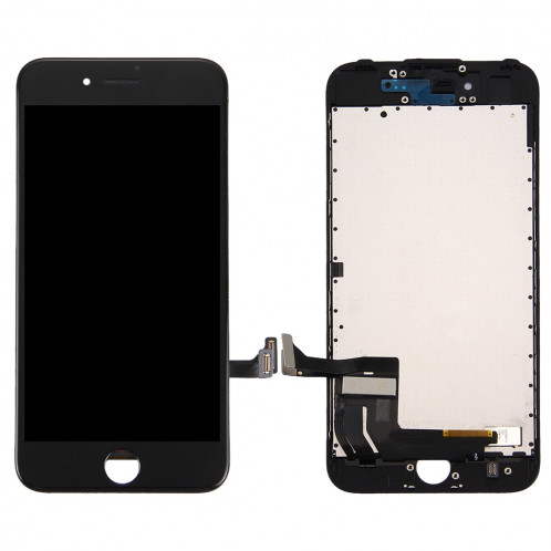 iPartsBuy Ecran de remplacement pour iPhone 7 (LCD + Frame + Touch Pad) Assemblage Digitizer (Noir) SI780B677-36