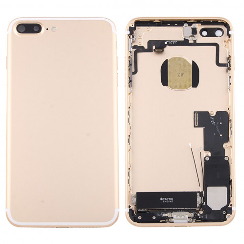 iPartsAcheter pour iPhone 7 Plus Batterie couvercle arrière avec bac à cartes (or) SI42JL219-36