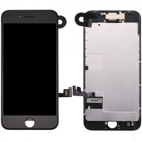 iPartsBuy 4 en 1 pour iPhone 8 (caméra frontale + LCD + cadre + pavé tactile) Assembleur de numériseur (noir) SI802B1584-36
