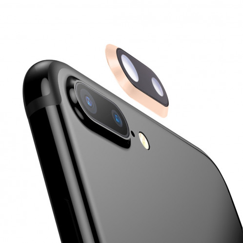 iPartsAcheter pour iPhone 8 Plus anneau de lentille de caméra arrière (or) SI701J728-36