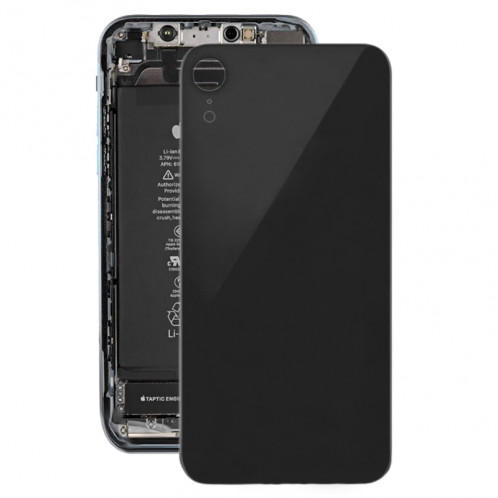 Coque arrière avec adhésif pour iPhone XR (noir) SH035B1319-34