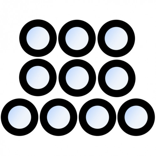 10 PCS Back Camera Lens pour iPhone XR SH8872861-35