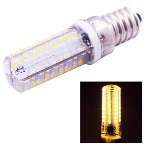 E14 3.5W 200-230LM ampoule de maïs, 72 LED SMD 3014, luminosité réglable, AC 110V (blanc chaud) SH31WW1872-311