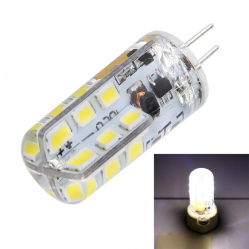 G4 SMD 2835 Ampoule de maïs à 24 LED, AC 12V, DC 12-24V (lumière blanche) SH76WL548-37