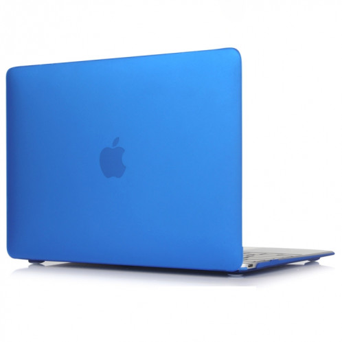 Etui de protection pour ordinateur portable de style mat pour MacBook Air 13,3 pouces A1932 (2018) (Bleu foncé) SH212D92-34