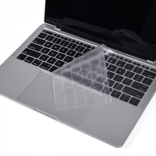 ENKAY TPU Housse Protecteur Clavier pour MacBook 12 Pouces (2015) sans Touch Bar & Pro 13.3 Pouces (2016) sans Barre Tactile (A1708), Version Europe SE14031426-38