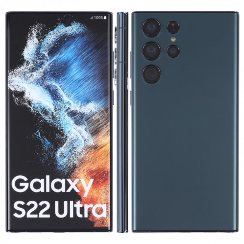 Pour Samsung Galaxy S22 Ultra 5G écran couleur d'origine faux modèle d'affichage factice non fonctionnel (vert) SH875G1184-35