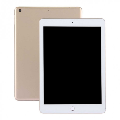 Pour iPad 9.7 (2017) sombre écran non-travail Faux factice modèle d'affichage (or + blanc) SP130J604-36