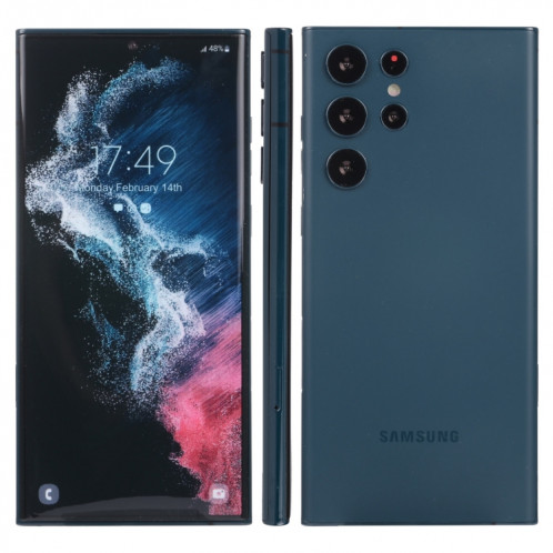 Pour Samsung Galaxy S22 Ultra 5G écran couleur faux modèle d'affichage factice non fonctionnel (vert) SH861G170-36