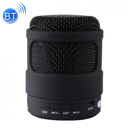S-13 Haut-parleur Bluetooth sans fil de musique stéréo portable, microphone intégré, prise en charge des appels mains libres et carte TF et fonction audio et FM AUX, Bluetooth Distance: 10 m (noir) SH667B1692-39