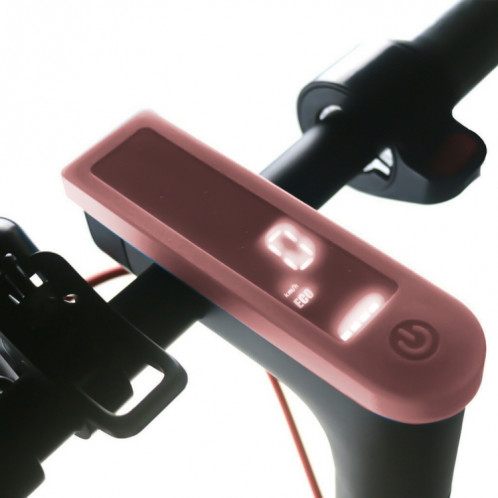 Étui de protection étanche en silicone pour instrument de carte de circuit imprimé de Scooter électrique pour Xiaomi Mijia M365 / M365 Pro (rose) SH689F1082-35