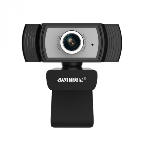 Aoni C33 Beauty FHD 1080P IPTV WebCam Teleconference Enseignement Caméra de diffusion en direct avec microphone, Plug-and-Play sans lecteur (Noir) SH919B1199-38