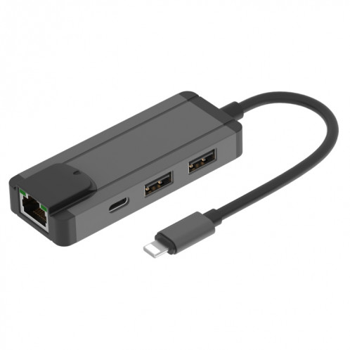ANTEN 75002 8PIN To RJ45 HUB USB 2.0 Adaptateur (vert foncé) SO49DG1127-36