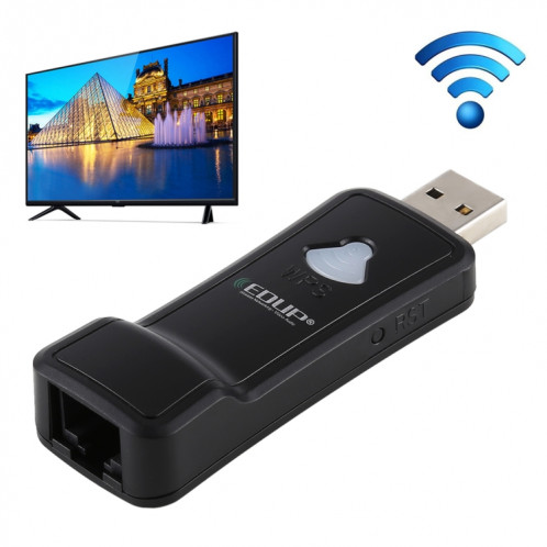 EDUP EP-2911S 300Mbps 2.4GHz USB répéteur sans fil WiFi pour adaptateur réseau RJ45 pour TV, décodeur, PS4, Xbox, imprimante, projecteur SE5791977-39