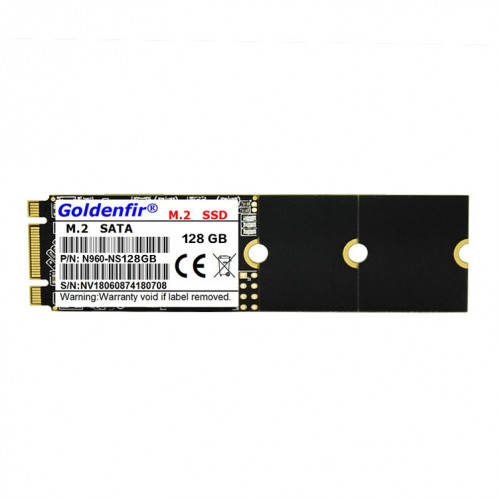 Disque SSD Goldenfir 1,8 pouces NGFF, architecture Flash: TLC, capacité: 128 Go SG8917566-34