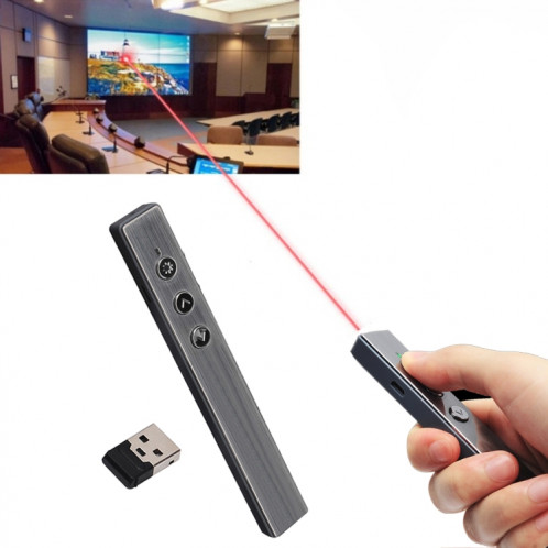 PR-20 Wireless Presenter PowerPoint PPT Clicker Présentation Stylo de contrôle à distance Pointeur laser Flip Pen avec fonction Air Mouse SH3611237-311