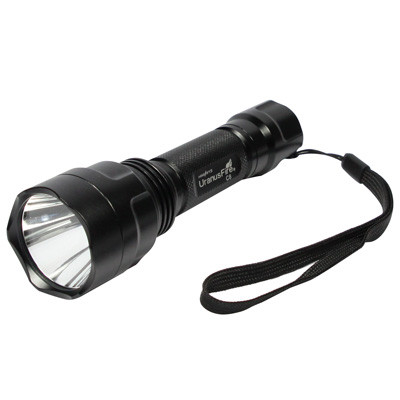 Lampe de poche portable en aluminium 1200LM, 5 modes, étanche, 1 LED CREE Q5 (noire) SH80601240-33