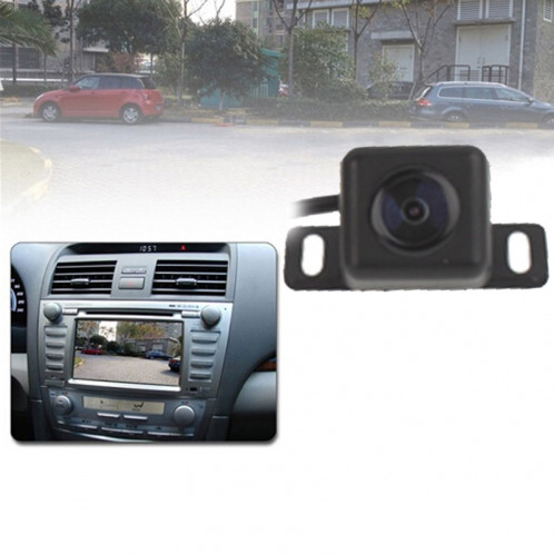 Caméra de recul de voiture étanche à grand angle de 120 degrés (E312) (noire) SH02211530-31