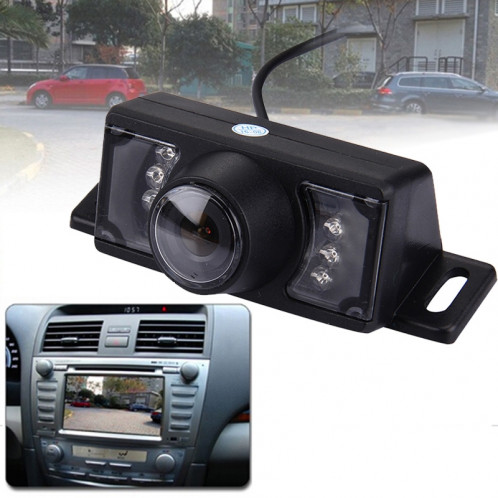 2.4G sans fil DVD Vue arrière de voiture de vision nocturne inversant la caméra de recul avec 7 LED, grand angle de vision: 120 ° (WX320EBS) (noir) SH232A854-37