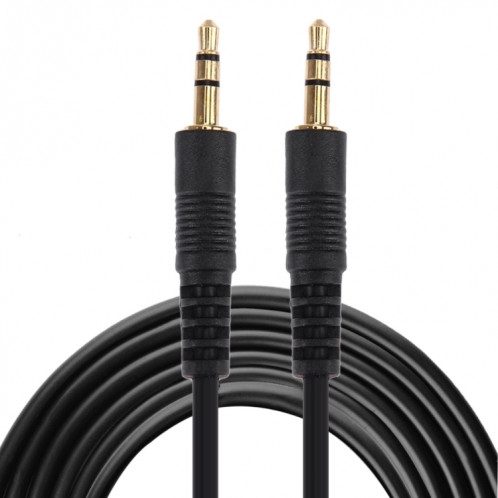 Câble auxiliaire audio stéréo 3,5 mm mâle, câble auxiliaire, longueur: 3 m (connecteur plaqué or + noir) SH31361962-35