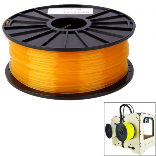 Imprimantes 3D transparentes PLA 3.0 mm, environ 115m (orange) SH031E871-36