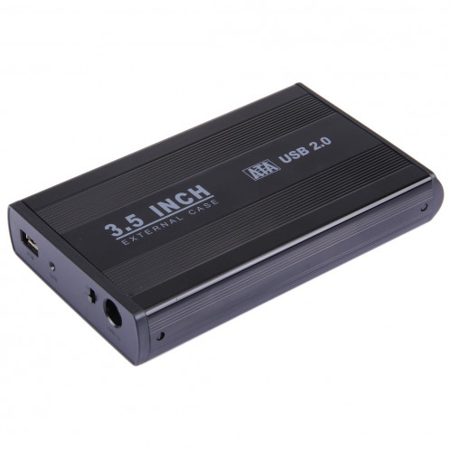 Cas externe de 3,5 pouces HDD SATA avec la puissance de 1.5A, appui USB 2.0 S3505B1844-35